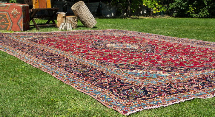 Vintage Oriental Premium Handmade Unique Rug  9'10'' X 13'4''