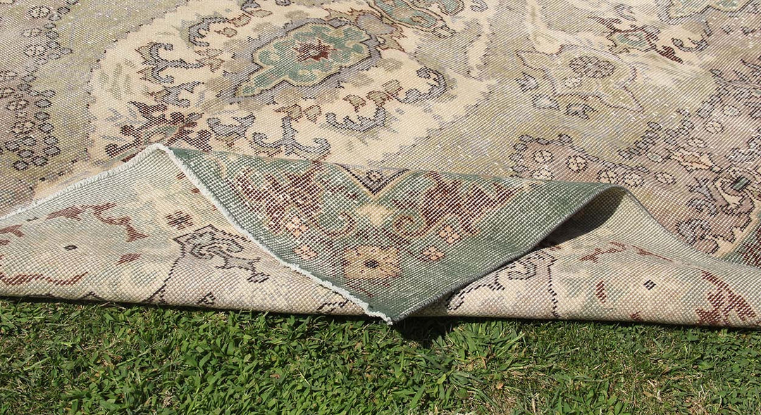 Vintage Handmade Unique Rug  6'3'' X 11'0''