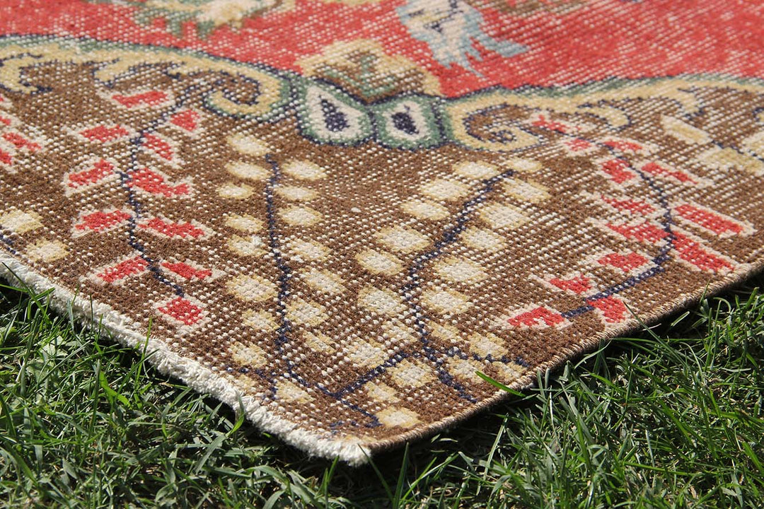 Vintage Handmade Unique Rug  5'10'' X 9'6''