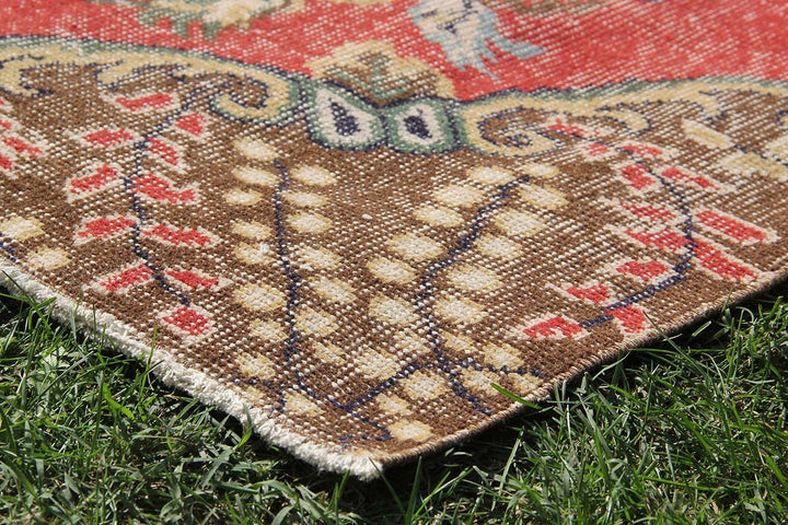 Vintage Handmade Unique Rug  5'10'' X 9'6''