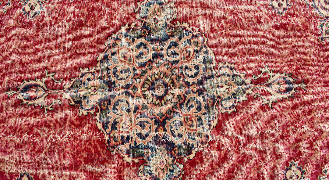 Vintage Handmade Unique Rug  5'9'' X 9'9''