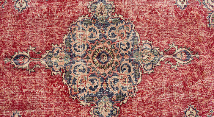 Vintage Handmade Unique Rug  5'9'' X 9'9''