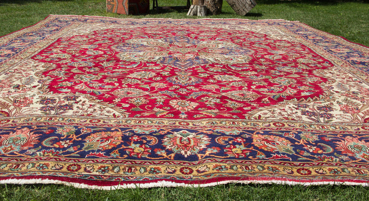Vintage Oriental Premium Handmade Unique Rug  9'9'' X 12'10''