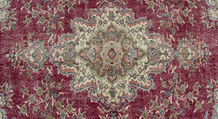 Vintage Handmade Unique Rug  5'9'' X 8'7''