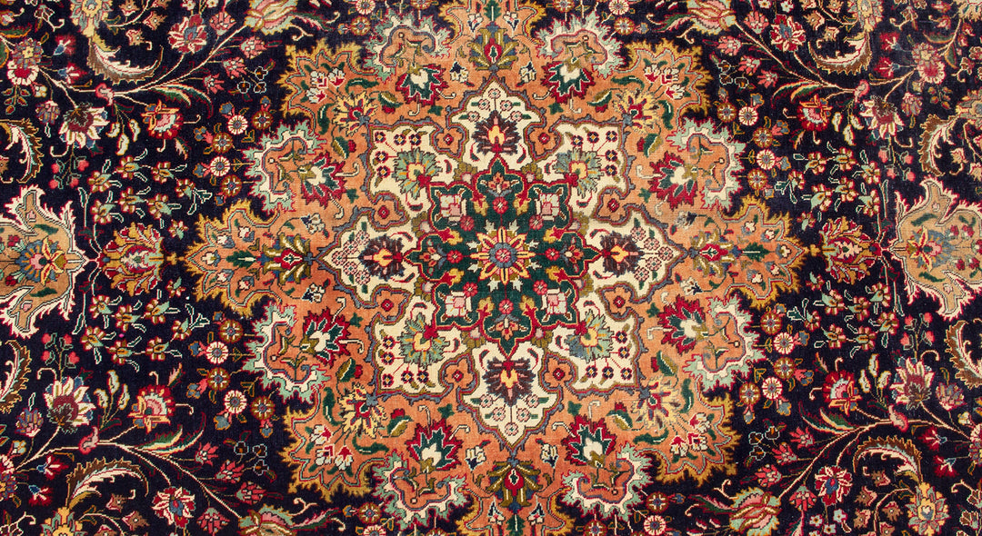 Vintage Oriental Premium Handmade Unique Rug Natural 9'7''  X  13'3''