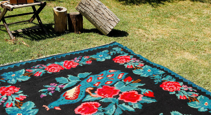 Handmade Unique Rug Kilim  5'6'' X 11'2''