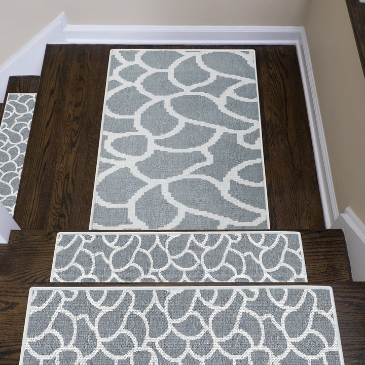 Sussexhome Stone Collection 2 x 3 Foot Heavy Duty Low Pile  Landing Rug Runner