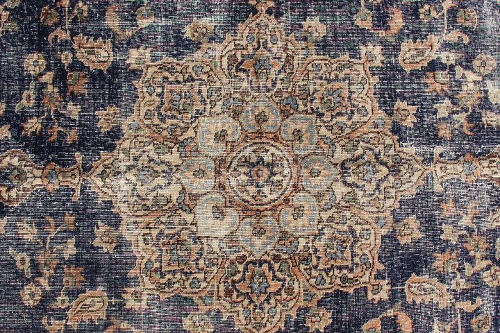 Vintage Handmade Unique Rug Retro 6'5'' X 8’11''