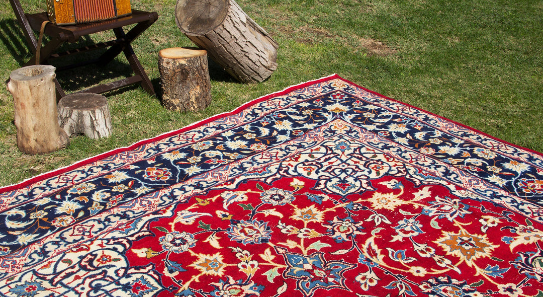 Vintage Oriental Premium Handmade Unique Rug  8'0'' X 13'6''