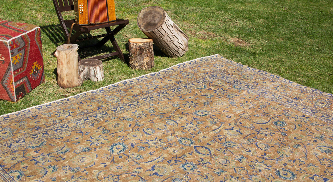 Vintage Oriental Premium Handmade Unique Rug  9'9'' X 13'2''