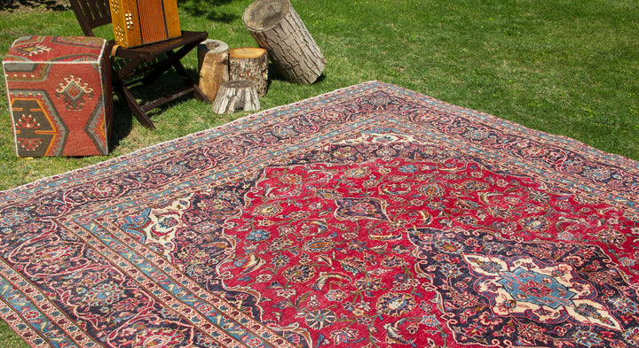 Vintage Oriental Premium Handmade Unique Rug  9'3'' X 12'10''