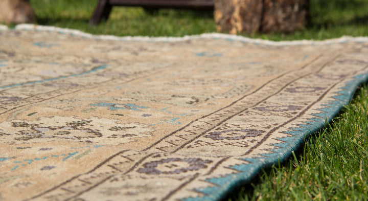 Vintage Oriental Premium Handmade Unique Rug  9'9'' X 13'1''