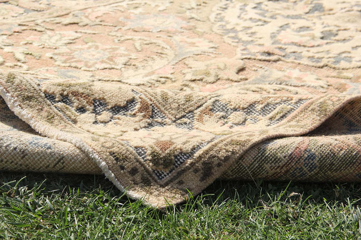 Vintage Carved Handmade Unique Rug  4'5'' X 8'7''