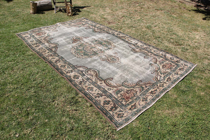 Vintage Handmade Unique Rug  5'10'' X 9'6''