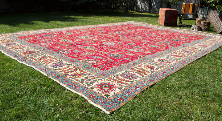 Vintage Oriental Premium Handmade Unique Rug  9'7'' X 13'3''