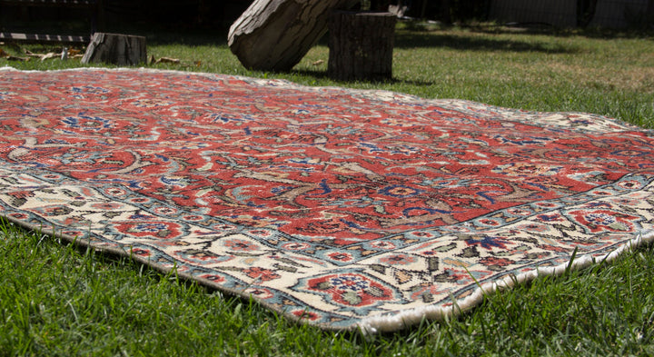 Vintage Handmade Unique Rug  5'3''  X  8'6''