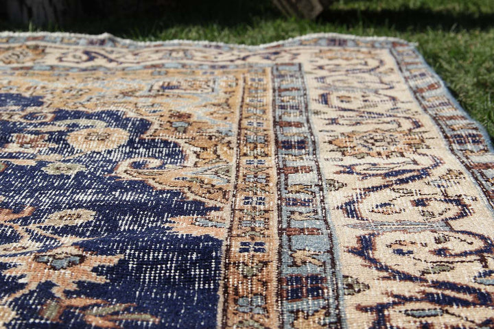 Vintage Handmade Unique Rug Retro 6'5'' X 8’11''