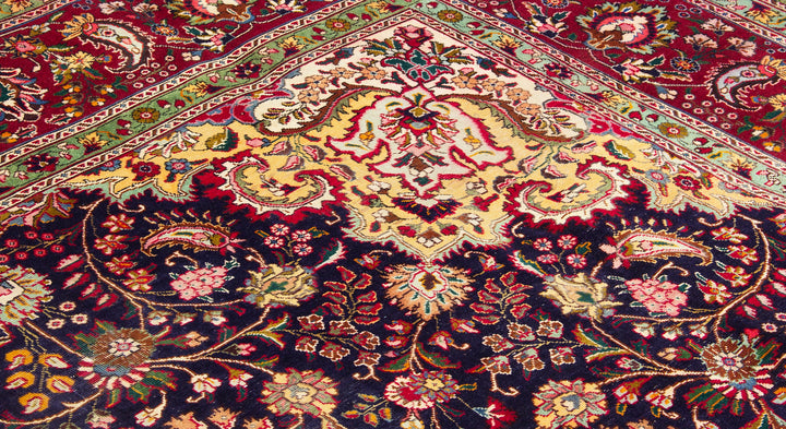 Vintage Oriental Premium Handmade Unique Rug Natural 9'7''  X  13'3''