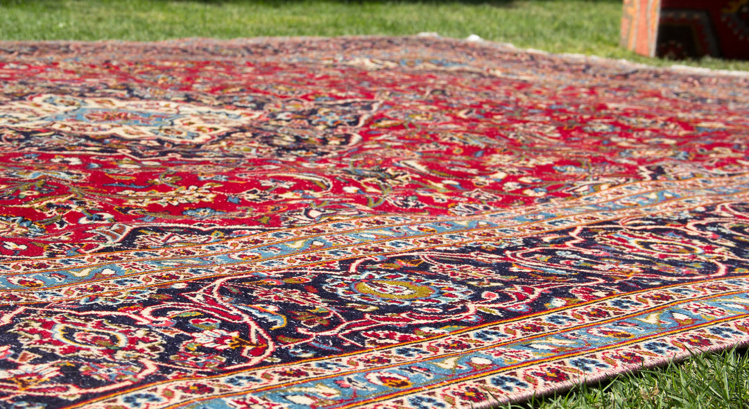 Vintage Oriental Premium Handmade Unique Rug  9'10'' X 13'4''