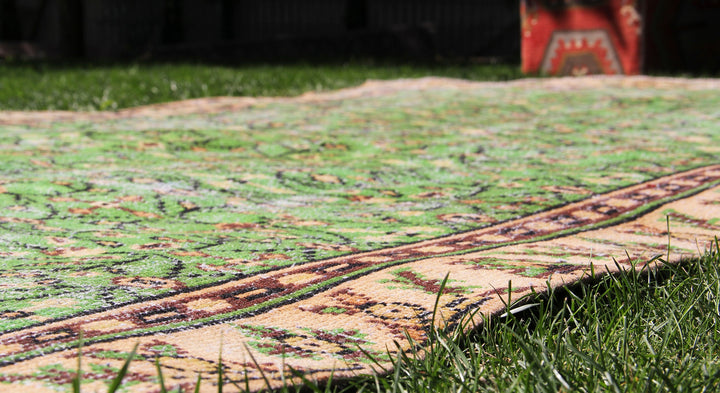 Vintage Handmade Unique Rug  5'4'' X 8'11''