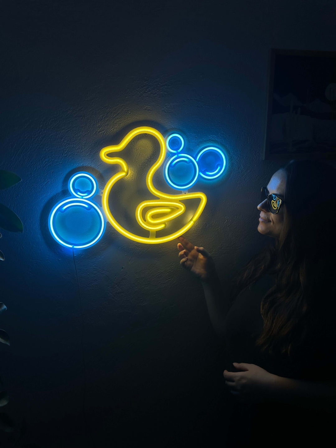 Rubber Duck Neon Metal Sign - Neon Signs available at Dekadron for $109.00
