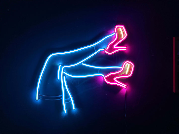 Lacy Neon Metal Sign - Neon Signs available at Dekadron for $109.00