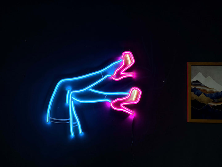 Lacy Neon Metal Sign - Neon Signs available at Dekadron for $109.00