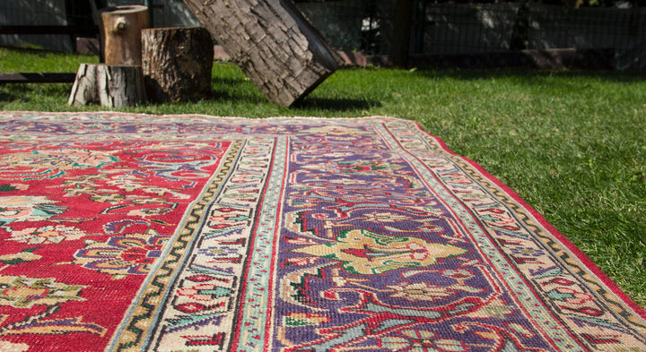 Vintage Oriental Premium Handmade Unique Rug  9'10'' X 12'10''