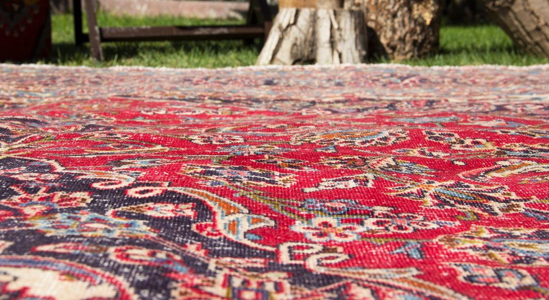 Vintage Oriental Premium Handmade Unique Rug  9'3'' X 12'10''