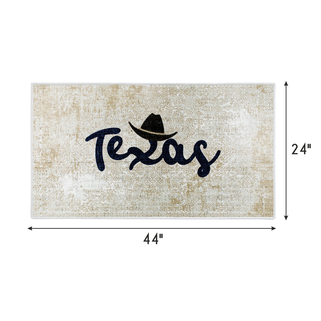 Texas Design Multipurpose Floor Mat | 24"x44" | Multicolor