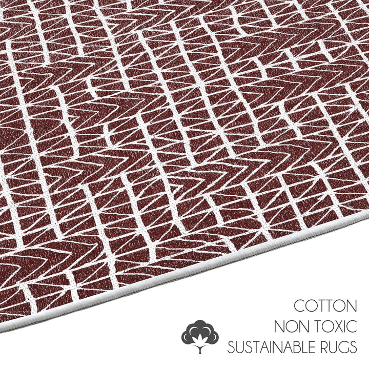 Sussexhome Hudson Collection 2 x 3 Foot Heavy Duty Low Pile  Landing Rug Runner