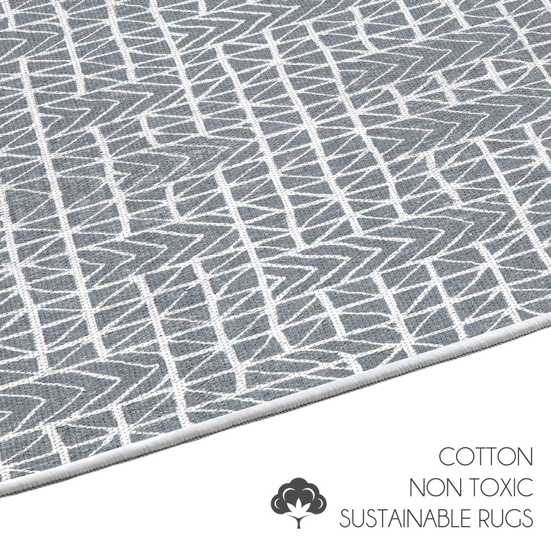 Sussexhome Hudson Collection 2 x 3 Foot Heavy Duty Low Pile  Landing Rug Runner