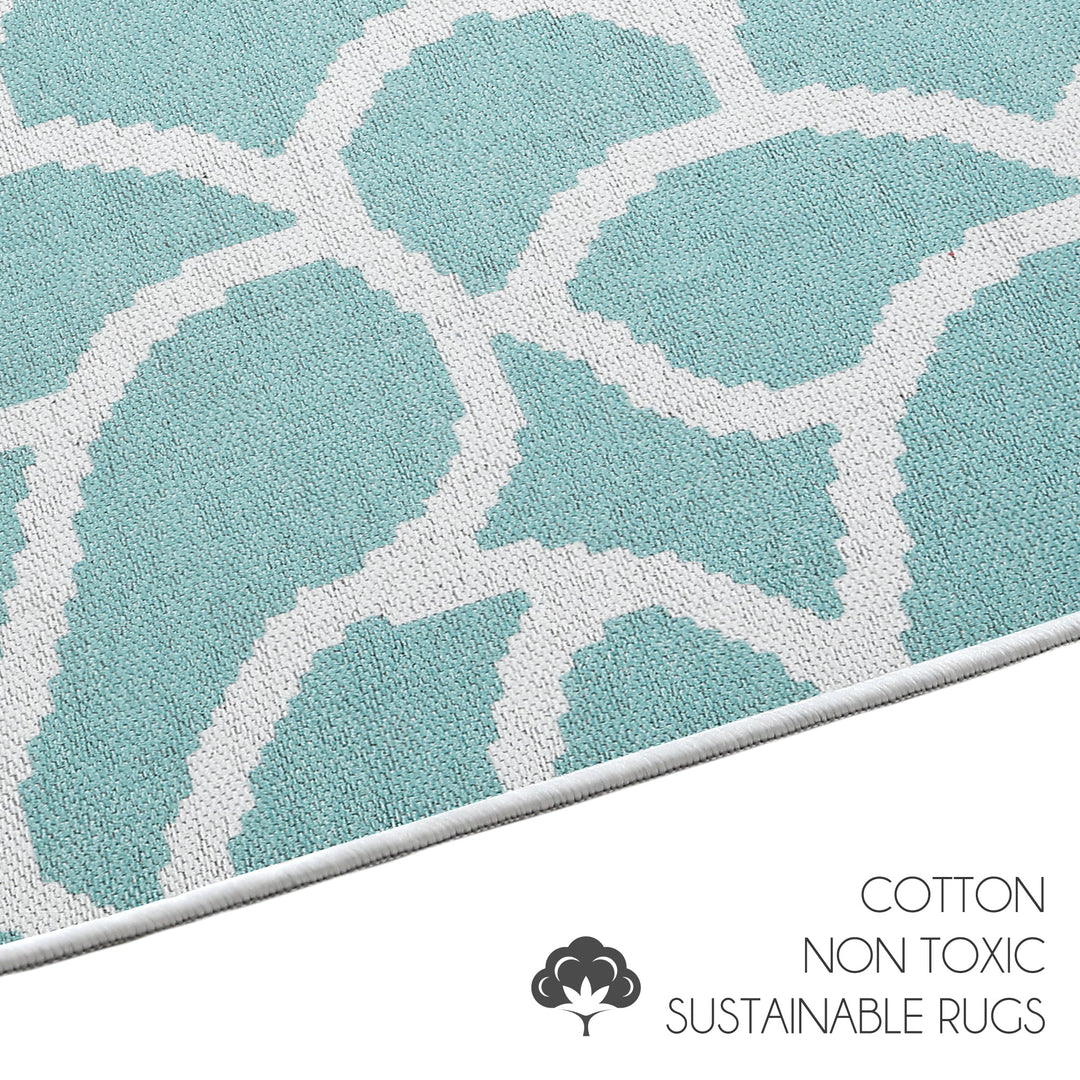 Sussexhome Stone Collection 2 x 3 Foot Heavy Duty Low Pile  Landing Rug Runner