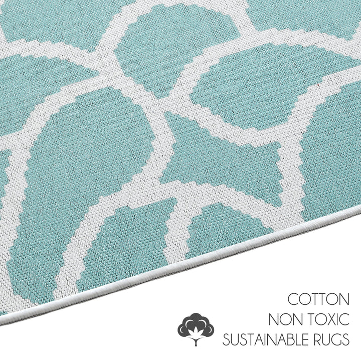 Sussexhome Stone Collection 2 x 3 Foot Heavy Duty Low Pile  Landing Rug Runner