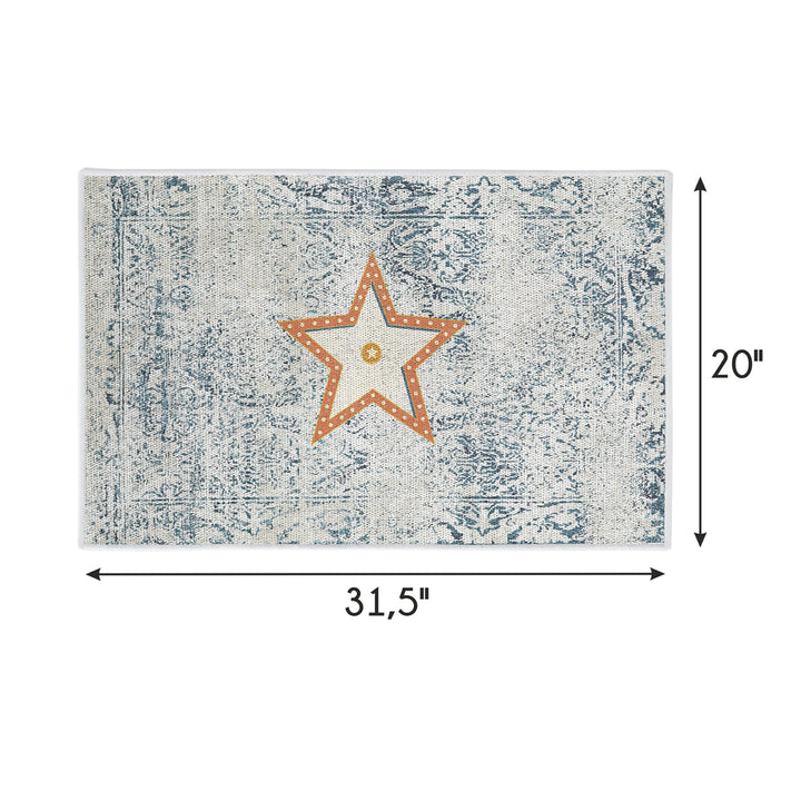 Los Angeles  Design Multipurpose Floor Mat | 20"x31" | Multicolor