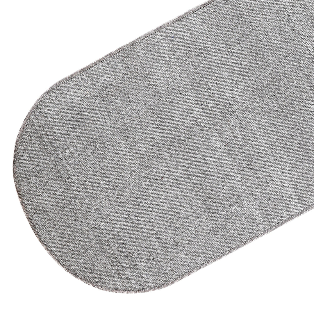 Non Skid Washable Laundry Room Rug Runner - 20" x 59" | Gray&Brown