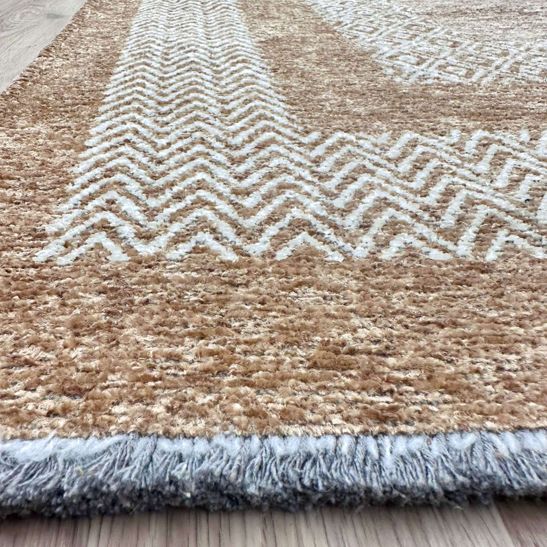 Alfa Rich Amber Gold Washable Area Rugs for Living Room Bedroom Kitchen Dining Cotton Rug