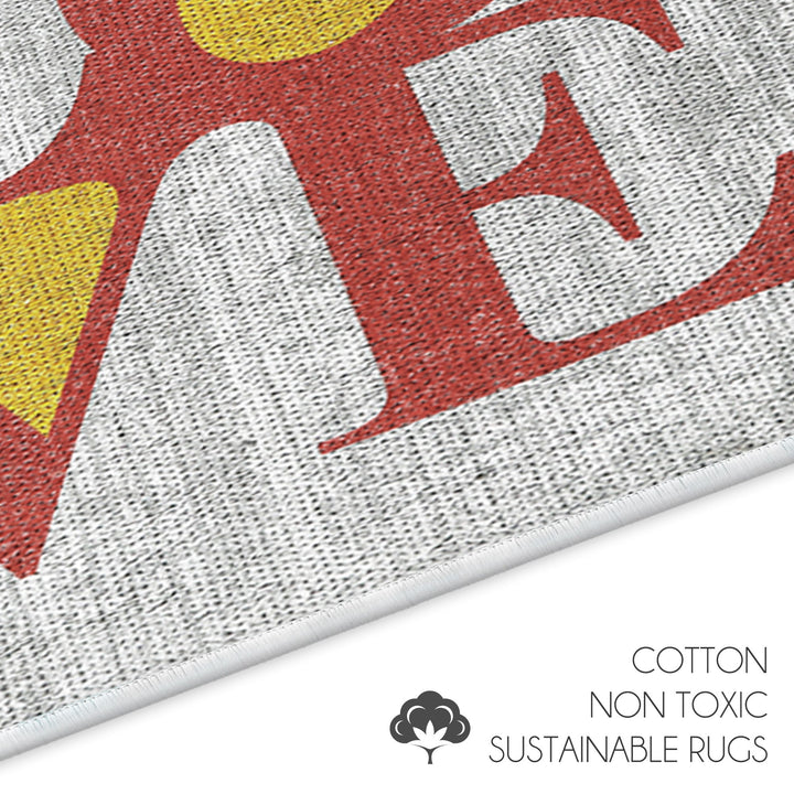 Philadelphia Design 2 Piece Bathroom Rugs Set | Multicolor