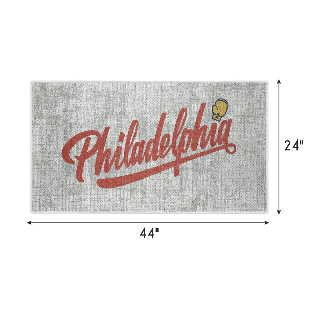 Philadelphia Design Multipurpose Floor Mat | 24"x44" | Multicolor