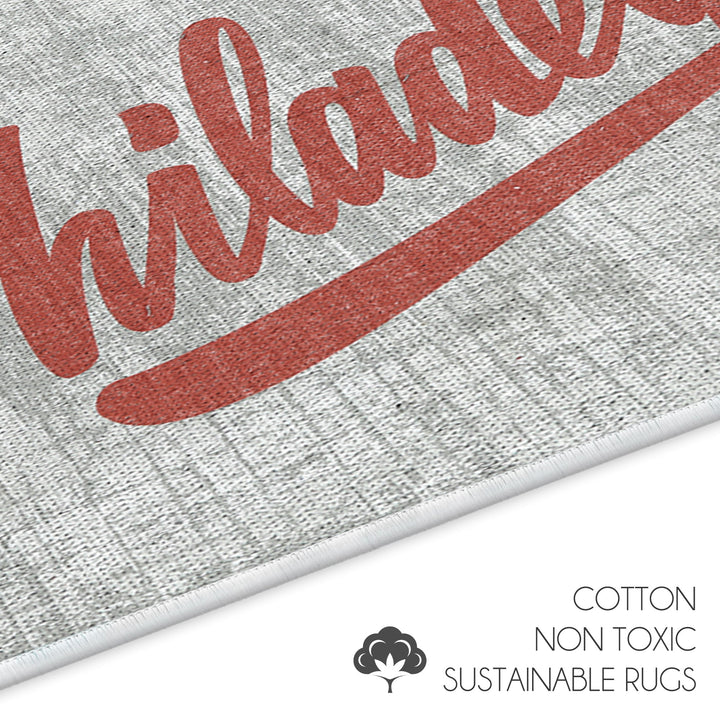 Philadelphia Design Multipurpose Floor Mat | 24"x44" | Multicolor