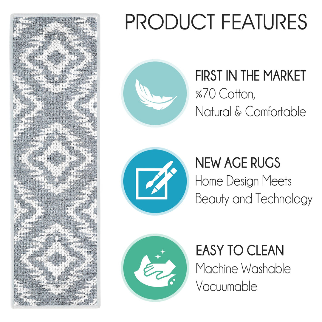 New Age Tetra One Color Design 9" X 28" Stair Treads