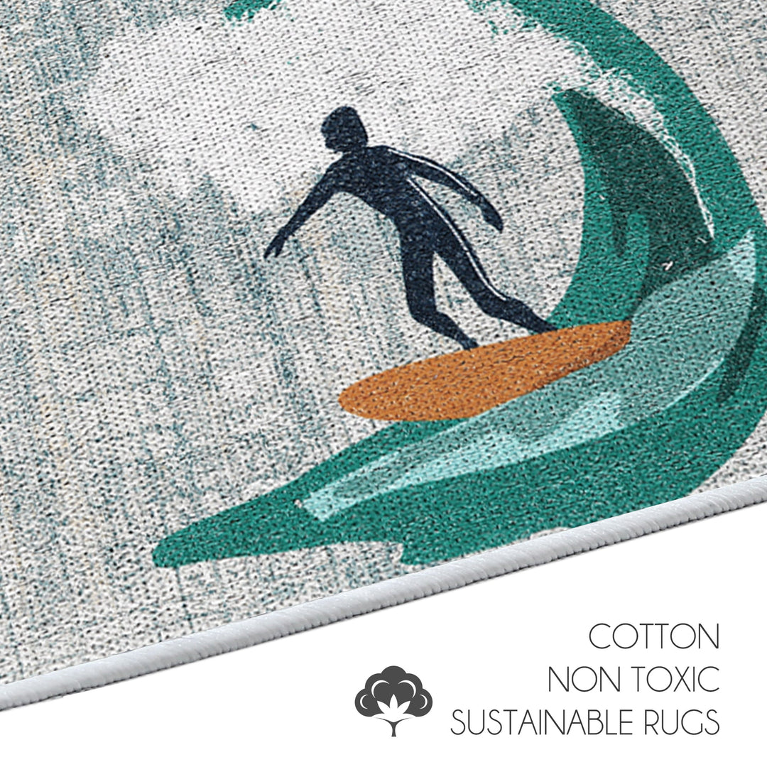 Miami  Design Multipurpose Floor Mat | 20"x31" | Multicolor