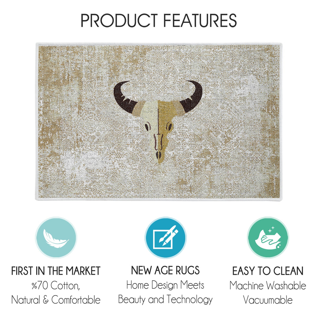 Texas  Design Multipurpose Floor Mat | 20"x31" | Multicolor