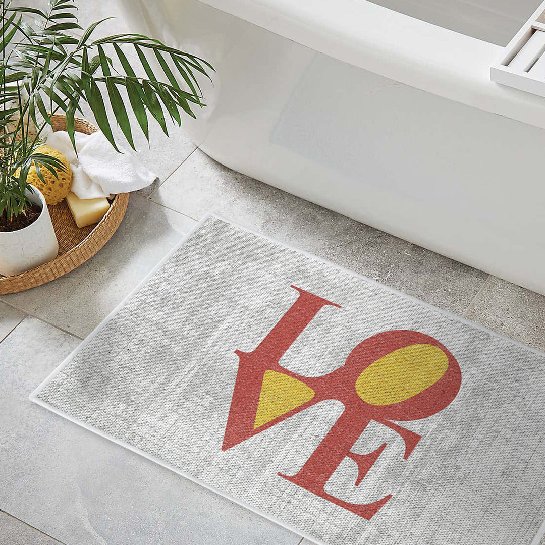 Philadelphia Design 2 Piece Bathroom Rugs Set | Multicolor