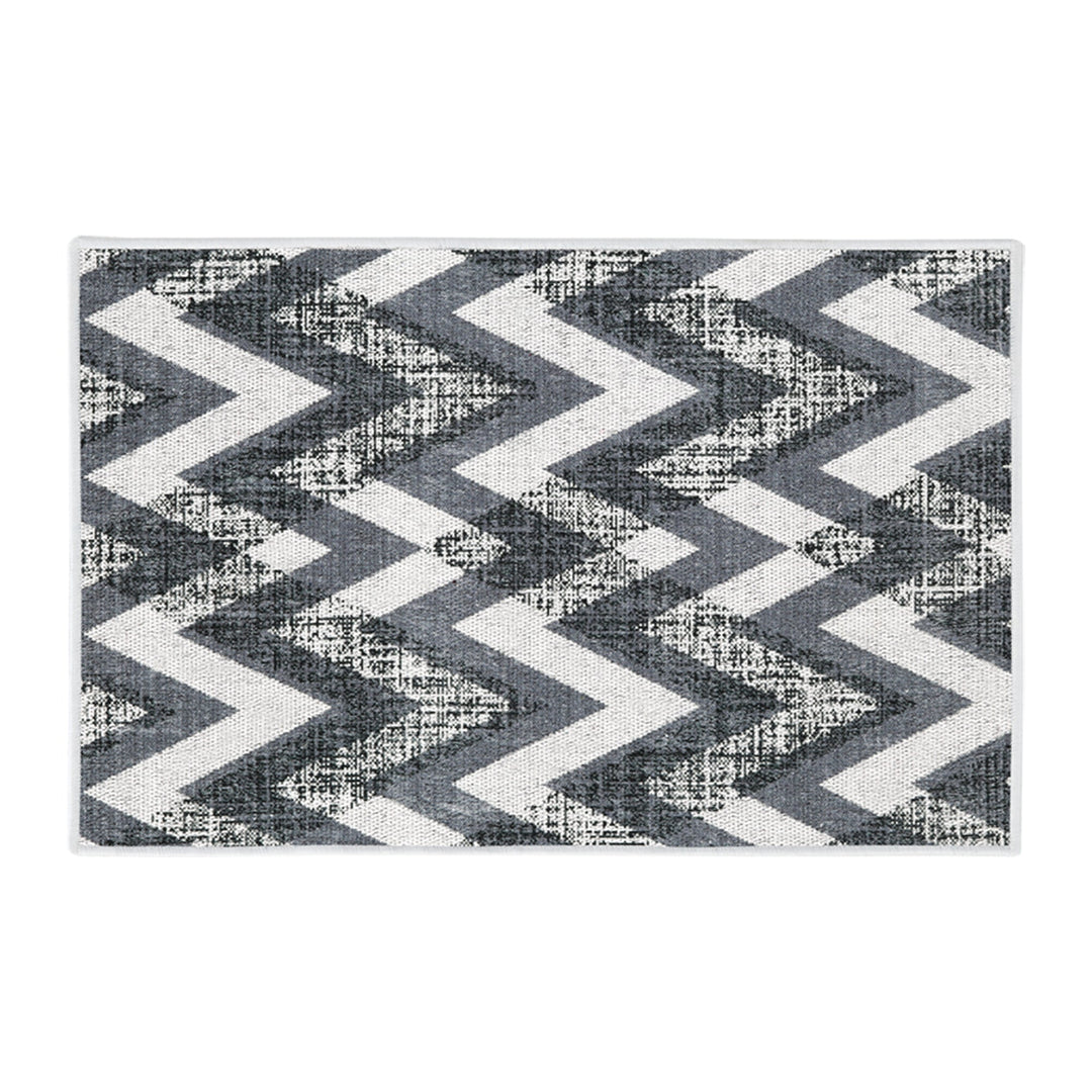 Chevron Design Multipurpose Floor Mat | 20"x31" | Gray
