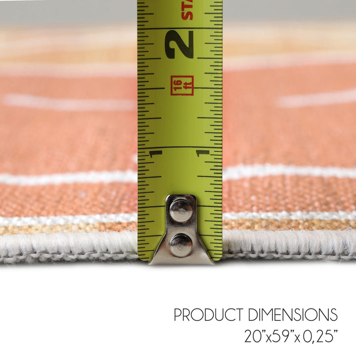 Low Pile- Non-Slip- Educational Kids Rug for Playroom |Playroom Pattern |20 x 59 Inches