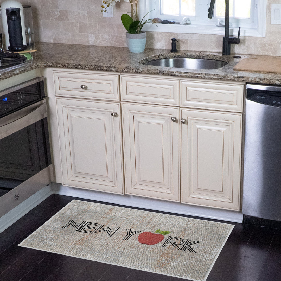 New York Design Multipurpose Floor Mat | 24"x44" | Multicolor