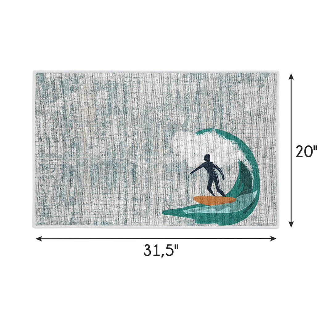 Miami  Design Multipurpose Floor Mat | 20"x31" | Multicolor