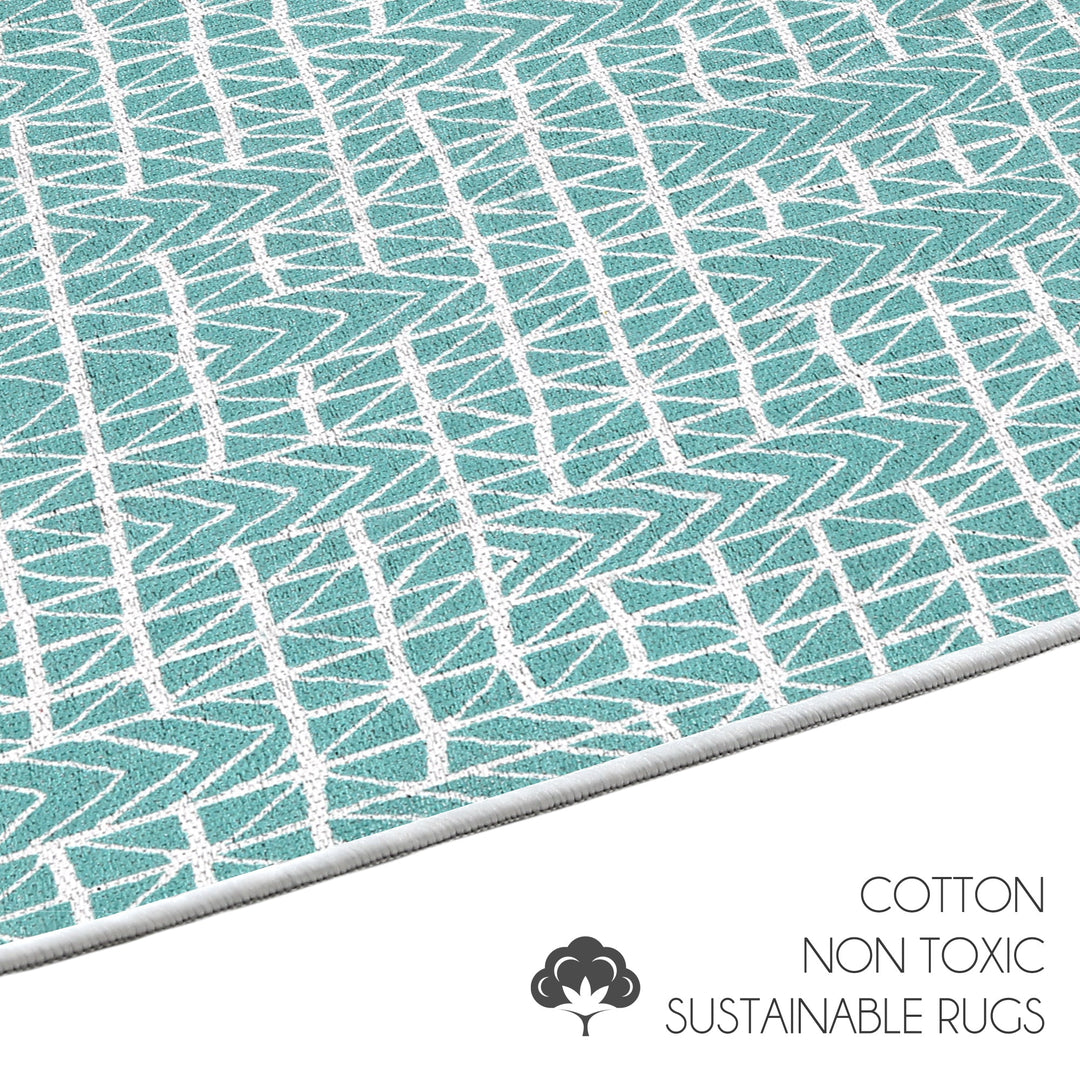 Sussexhome Hudson Collection 2 x 3 Foot Heavy Duty Low Pile  Landing Rug Runner