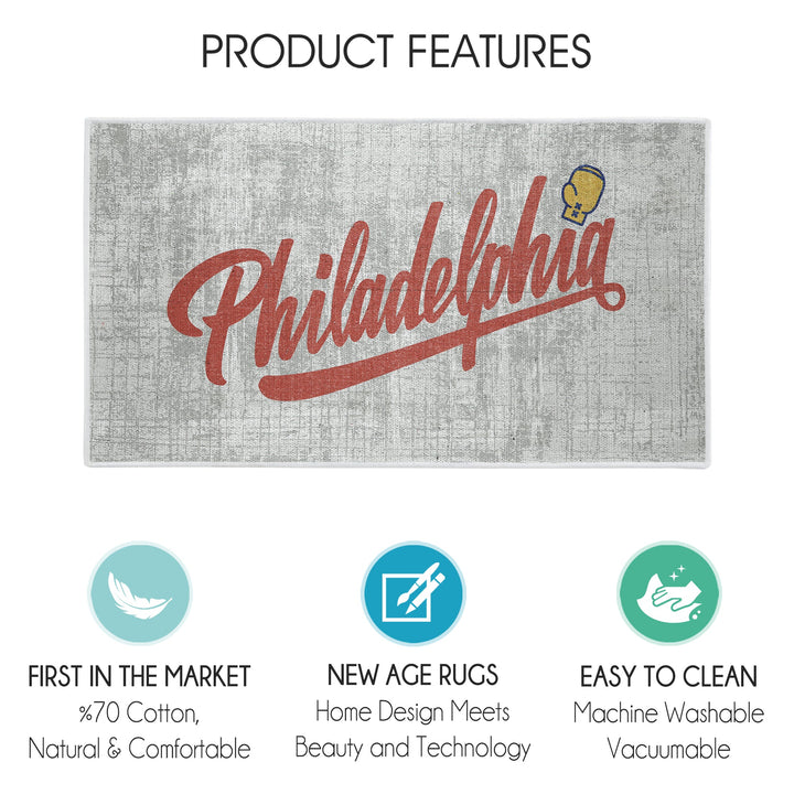 Philadelphia Design Multipurpose Floor Mat | 24"x44" | Multicolor